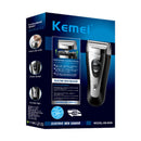 Kemei Electric Shaver Rechargeable Razor for Men Original Beard Trimmer Hair Clipper Dry Or Wet Shaving USB Shaving Machine