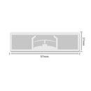 UHF Passive Vehicle Range 8M Long Range RFID Tag Passive RFID Windshield Tag for Vehicle Management