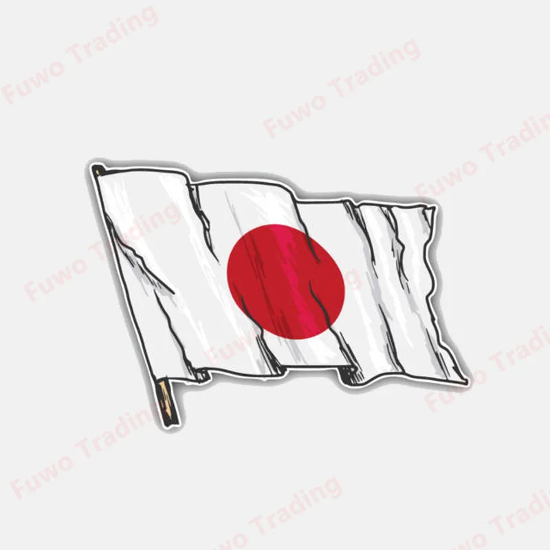 Customizable Tokyo Japan Flag Map PVC Sticker for Helmet Table Wall Room Truck Motorcycle Camper Van Bicycle Off-road Car