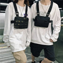 Men's Waterproof Chest Rig Bag Casual Wear resistant Oxford Unisex Vest Bag Large Capacity Male Fanny Pack