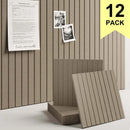 6/12PCS DIY Wall Decorative High Density Innovative Equilateral Cork Board Postcard Cork Board Bulletin Message Pin Board Bulletin Board For Home Decor Office School Decor