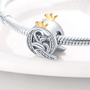 Charms Fit Pandora 925 Original Bracelets Classic Crown 26 Letters Alphabet Charms Beads For Women Fine DIY Wedding Jewelry Gift