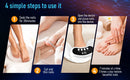 45W Nail Fungus Treatment Device 30 LEDs 470nm 905nmNail Fungus Cleaning for Damaged Discolored Thick Toenails&Fingernails