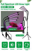 DC5V/12V LED Grow Light USB Phyto Lamp Full Spectrum Fitolampy With Control For Plants Seedlings Flower Indoor Fitolamp Grow Box
