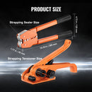 SucceBuy Manual Plastic Strapping Banding Machine Packing Strap Baler W/ Tension Tool Packer 1000ft PET Band 300 Metal Seals Kit