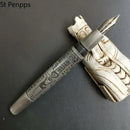 St Penpps Huge Size Fountain Pen Egypt Mars Brass Ink Pen Medium