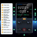 Wanptek Labornetzteil 30V 5A 30V 10A 60V 5A 120V 3A Einstellbar mit USB-Ausgangsanzeige Labor-Tisch-Gleichspannungsnetzteil