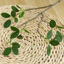 46cm Artificial Plant Mini Milan Leaves Money Leaf Wedding Home Decoration Eucalyptus Leaf Fake Flower Fake Leaf Green Plant