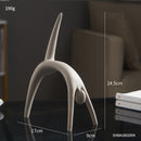 Abstract Couple Statue Decorative Sculpture Modern Home Decoration Ceramic Figure Figurines lovers Living room table ornaments