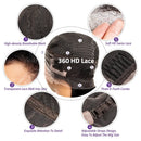 220 Density Straight 13x6 HD Lace Frontal Wig Brazilian Pre Plucked 13x4 Lace Front Human Hair Wigs for Women 360 Full Lace Wigs