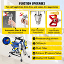 VEVOR Airless Spraying Machine Professional Ultra Silent Wall Paint Spray Gun 3000PSI-Pressure 2L/Minute-NoLoad Displacement