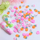 10 g Easter Day Slices Polymer Clay Sprinkles Epoxy Resin Filling Colorful Egg Rabbit Carrot Shape DIY Crafts Making Accessories