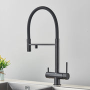 The Cascade | 2-in-1 Filtered Water Kitchen Faucet with 360° Pull-Down Sprayer
