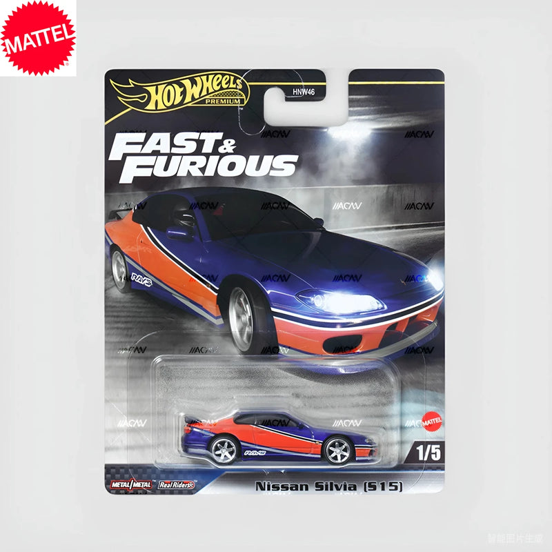 Hot Wheels Cars Premium Fast & Furious Car HNW46-F for Adult Collectors 1/64 Diecast Vehicle Model Toys Gift