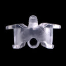 5pcs Dental Silicone Bite Block with Saliva Ejector Hole Mouth Opener Occlusal Pad Cheek Retractor Oral Care Tools