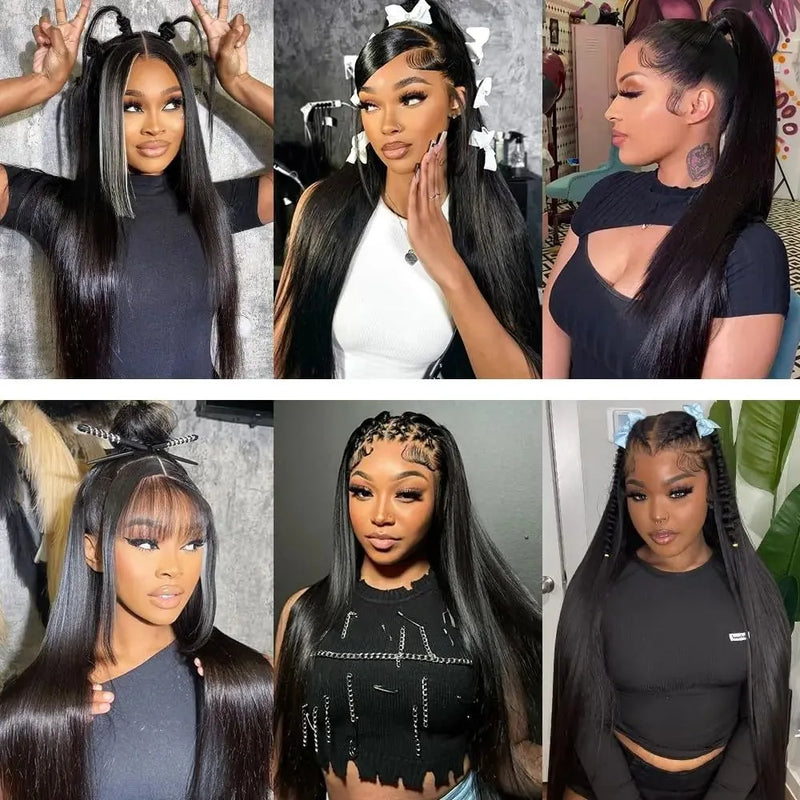 High Density Bone Straight Human Hair Wigs 13x6 Hd Lace Frontal Wig 30 40 Inch Lace Front Wigs For Women Choice Cheap On Sale