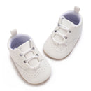 Newborn Baby Boys' Shoes Moccasin Fashion Casual Sports Shoes White Baptist Soft Sole Anti Slip First Step