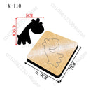 Cartoon pattern New Cutting Dies 2024 New Arrivals Scrapbooking 16MM Knife Suitable for Most Wooden Cutting Dies Machines