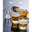 8 Pcs Plastic Tumblers Reusable Cups 8.5oz Plastic Drinking Glasses Unbreakable Glass Drinkware Set Clear Water Tumbler for Kit