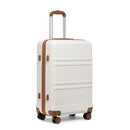 KONO TSA Lock, suitcase (M/L/XL) TONO Hard Case, Lightweight ABS Trolleys with Twin wheels