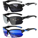 2024 Sport-Sonnenbrille polarisiert für Herren, Radfahren, Laufen, Angeln, UV400, Sonnenbrille, leichte Outdoor-Brille