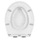 O Shape White Toilet Seat Quick Release Toilet Lid with Detachable Child Seat Soft Close Mechanism for Family