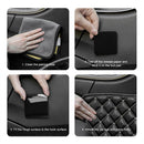 SEAMETAL 20 Pairs Floor Mat Fastener Stickers Hook and Loop Reusable Carpet Fixing Sticker Anti Slip Self Adhesive No Trace Left