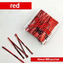 8/10cm Multicolor Wire Metallic Twist Ties For Party Candy Bag Packaging Cello Bags Ligation Lollipop Dessert Sealing Twist Tie