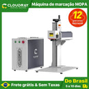 Cloudray Fiber Laser Marking Machine for DIY Jewelry Gold Silver Ring Bracelet Metal Cutting Engraving Machine Do Brasil