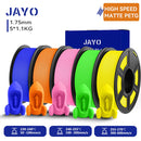 JAYO PETG 3D Filament 1.75MM High Speed PETG 3D Printer Filament 4Rolls High Flow Speedy Matte Effect 3D Printing Mateials