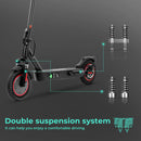 iScooter i9Max 10in Electric Scooter Max Motor 500W Dual Shock Absorption Scooters for Adult 35KM/H 10Ah Honeycomb Tire Scooter