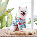 Hawaiian Style Summer Pet Shirt for Small Medium Dogs Chihuahua Yorkie Thin Breathable Vest Puppy Cat Beach T-Shirt Dog Costume