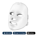 Elysian Aura | 7-Color Wireless LED Facial Therapy Mask | 60 LEDs High-Intensity Photon Skin Care