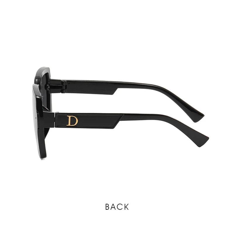 Letter D Square Frame Sunglasses For Women Men Brand Luxury Design Driving Popular Big Sun Glasses Unisex Eyewear Shades 2023