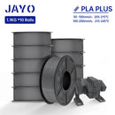 JAYO 3D Printer Filament PLA Series 1.75MM 5Rolls/10Rolls High Strength 100% No Bubble Neatly Wound for FDM DIY Gift Material