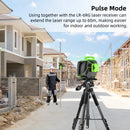 Huepar S04CG-LC Set 16 Lines Laser Level With Support 4D Self-leveling Cross Line Green Level Tiling Floor Laser Tools