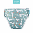 Happy Flute 1pc Baby Summer Waterproof Adjustable Cloth Diapers Pool Pant Swimming Diaper Cover Reusable Washable Baby Nappy