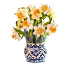 Mothers Day 3D Pop Up Flower Greeting Card Creative Birthday Invitation Card Permanent Bouquet Greeting Card for Birthday Easter