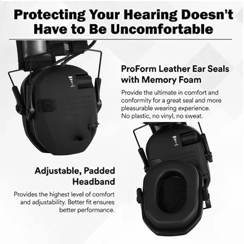 Original Military Tactical Electronic Shooting Earmuffs Outdoor Hunting Sound Pickup Noise Reduction Protection Hearing Headset