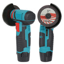 Mini Angle Grinder With 2 Battery Cutting Grinder For Cutting Polishing Wood Stone Steel 12V Cordless Polisher Cutting Machine