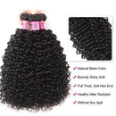 UNice Hair Curly Hair Bundles Unprocessed Natural Color 10A Grade 100% Human Hair 1/3/4 PCS Deal