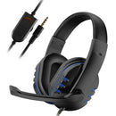 Wired Gaming Headset With Light Adjustable Microphone Stereo Surround Sound Soft Ear Cushion For PC Laptop Phone Game Headphone