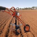 63CC Hole Punch Ground Drill Pit Digger 2.2KW Gasoline Hand Push Agriculture Forestry  Digging Machine Two Color Available