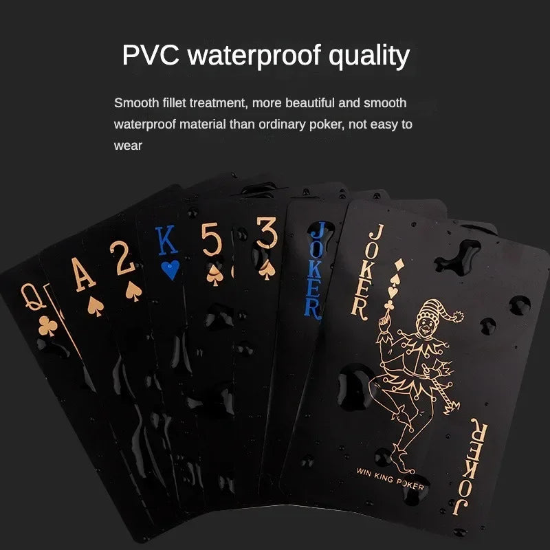 1pc Waterproof Plastic Poker Playing Cards PET Table Games Halloween/Thanksgiving Day/Christmas Gift  playing cards plastic