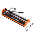 SucceBuy Manual Tile Cutter Laser Positioning Single Rails W/ Supporting Feet Professional Push Knife for Cutting Ceramic