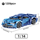 Technical Racing Sport Car 1280PCS Model Building Blocks City Mechanical Speed Vehicle Supercar Brick Puzzle Toys Kid Adult Gift