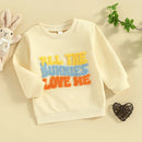 Adorable Toddler Boys Girls Hoodies Easter Outfits Soft Fleece Embroidered Sweaters Long Sleeve Children s Spring Clothing Cute