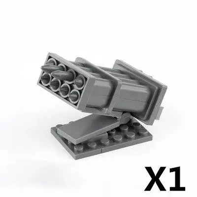 Military MOC Sentry Building Block Soldier Sandbag Fence Cannon Shell Barbed Wire Weapon Rack Training Field Watchtower Toy K018