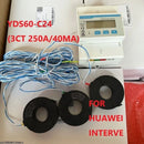 CHINT DDSU666 DTSU666 80A Din Rail Digital Voltmeter Current Power Electric Energy KWH Meter Volt Amp Modbus RS485 AC 230V 380V