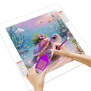 Huacan Diamond Painting Sea Turtle Flower Fish Diamond Embroidery Animal Full Kits New Arrivals